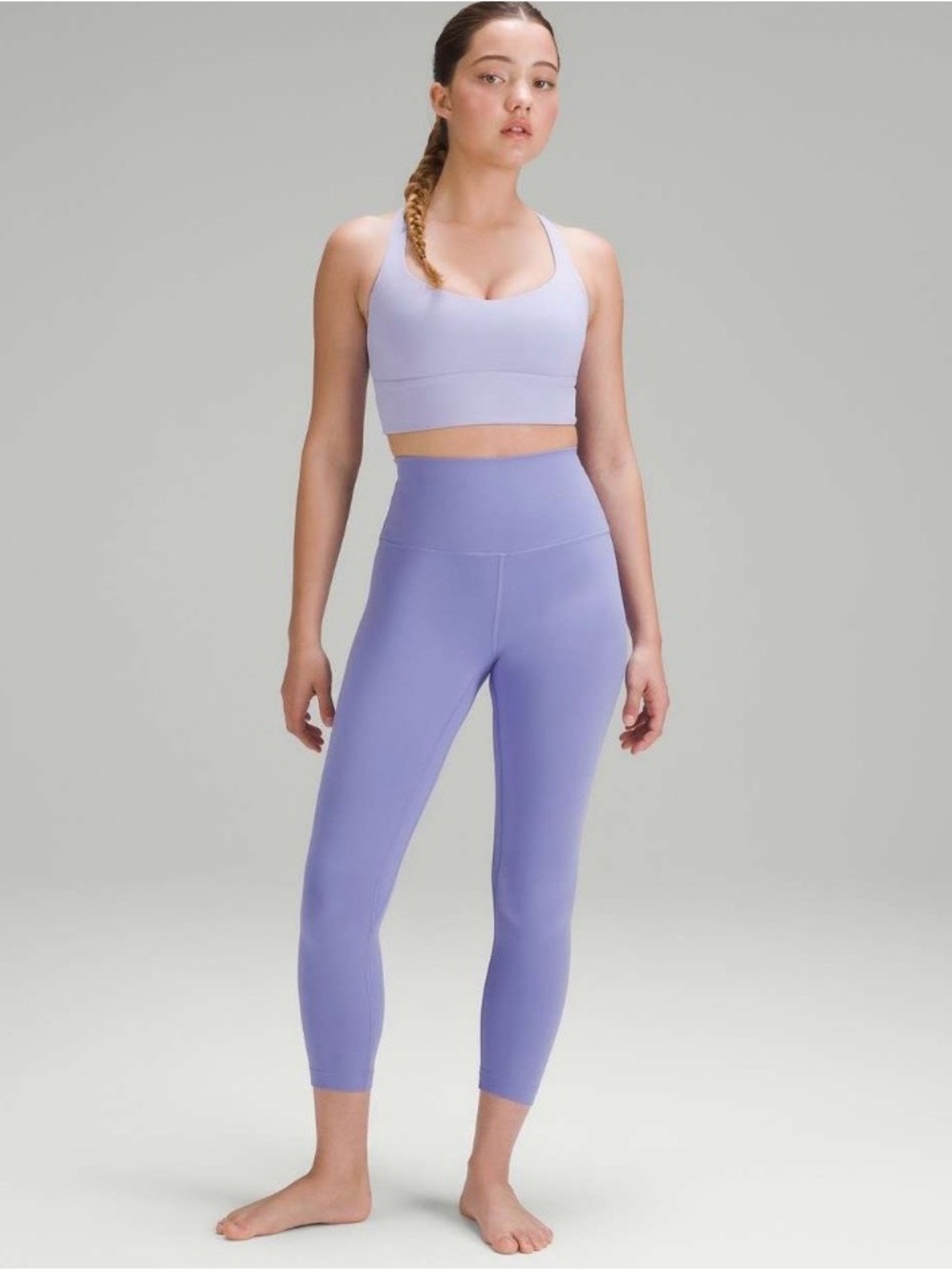 LIKE NEW** Lululemon Align High-Rise Crop 23"
Dark Lavender size 4